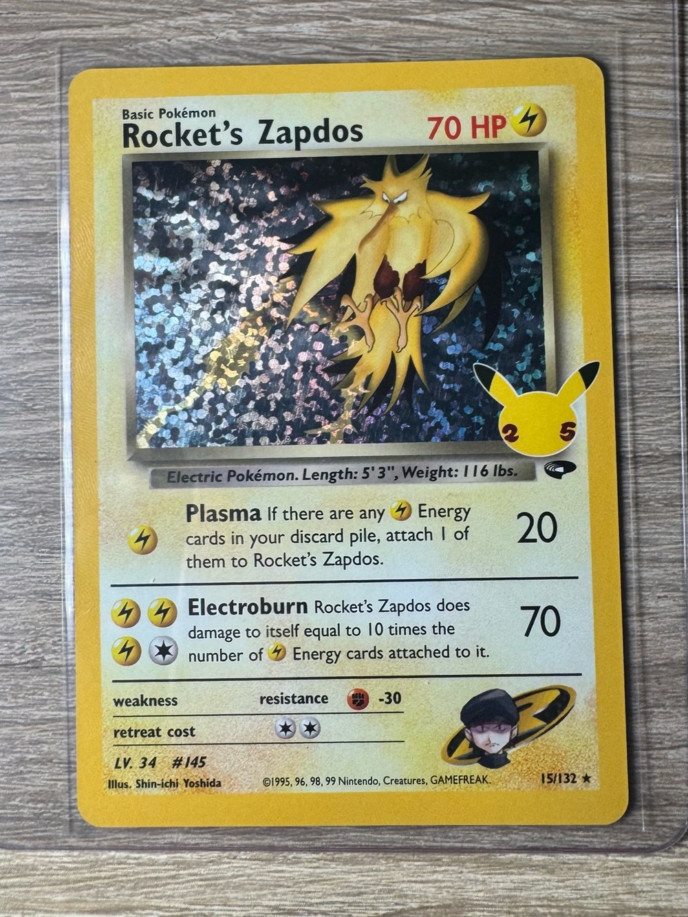 Rocket's Zapdos #15/Pokemon Celebrations